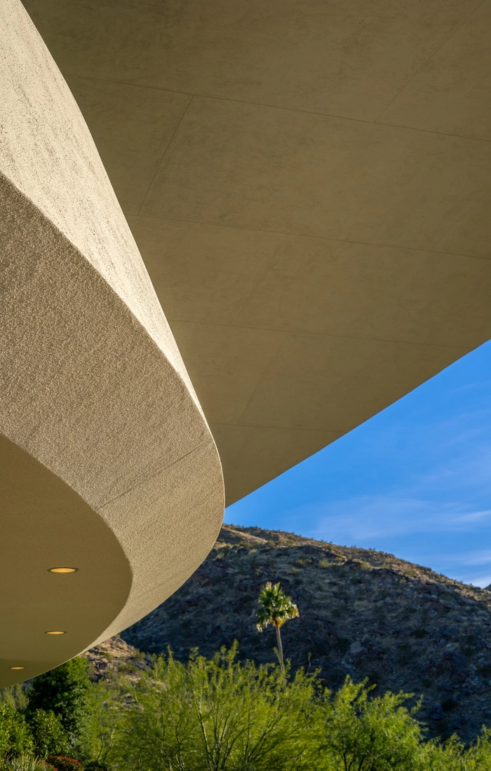 A Curated Places gathering inside an architecturally significant Coachella Valley residence