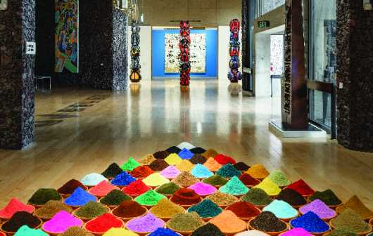 Photo of Unsettled: Art on the New Frontier exhibition.