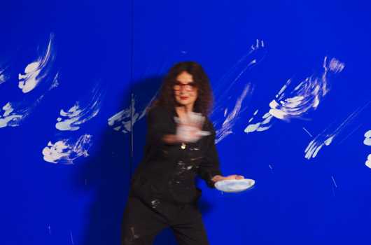 Photo of Lita Albuquerque: Cosmic Land exhibition.