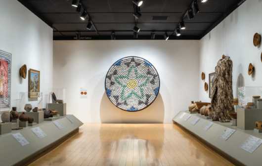 Photo of Lines in the Sand exhibition.