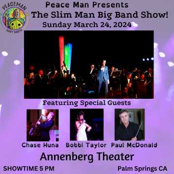 Thumbnail image for The Slim Man Big Band Show Presented by Peace Man.