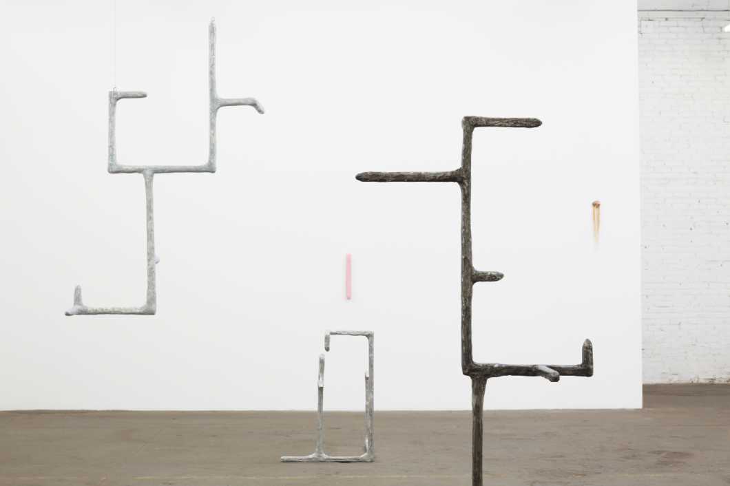 Karen Lofgren, Pulling Through, A Softer Index #6 (knee to mouth, ear to chest), 2018