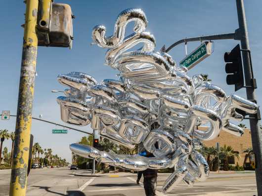 Photo of Héctor Zamora, Chimera exhibition.