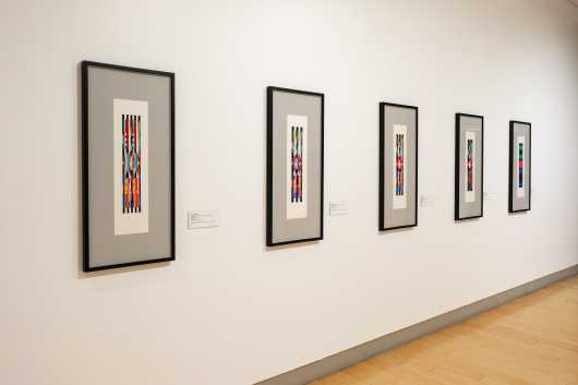 Photo of Yaacov Agam exhibition.
