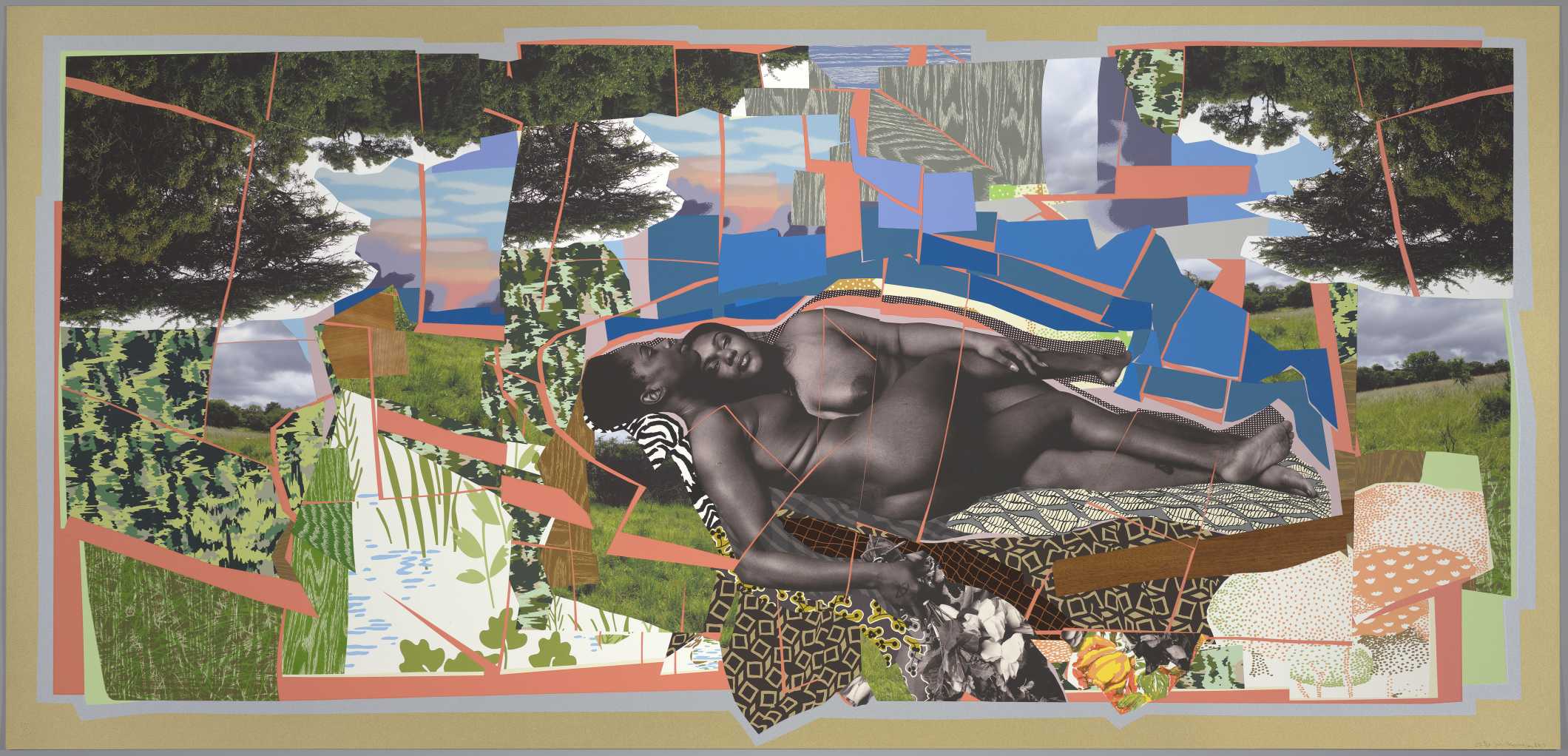Thomas Mickalene, <em>Sleep: Deux Femmes Noires, edition 7/25</em>, 2013