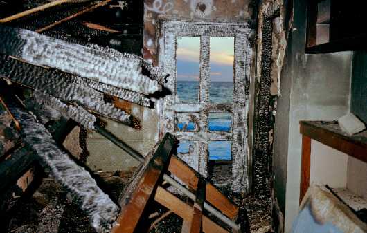 Photo of John Divola: Zuma Series exhibition.