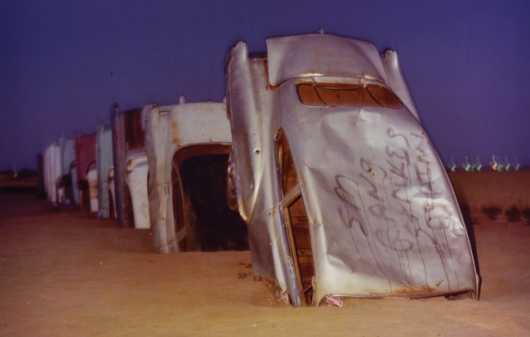 Photo of American Roads exhibition.