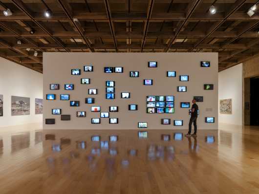 Photo of Petra Cortright: sapphire cinnamon viper fairy exhibition.