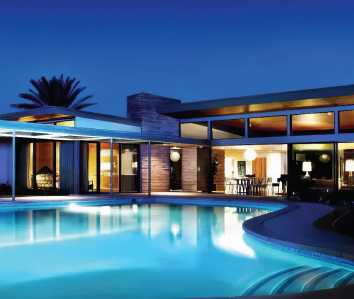 Thumbnail image for Garden Cocktail Party at Frank Sinatra's Twin Palms Estate.