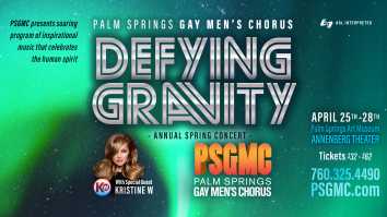 Thumbnail image for "Defying Gravity" Presented by the Palm Springs Gay Men's Chorus.
