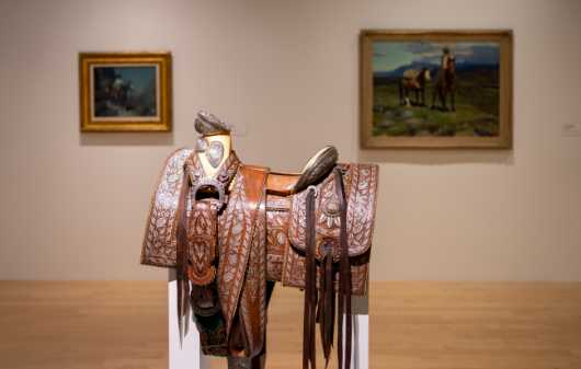 Photo of Bridles, Saddle, and Spurs exhibition.