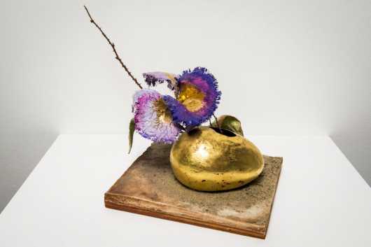 Photo of Pat Lasch: Journeys of the Heart exhibition.