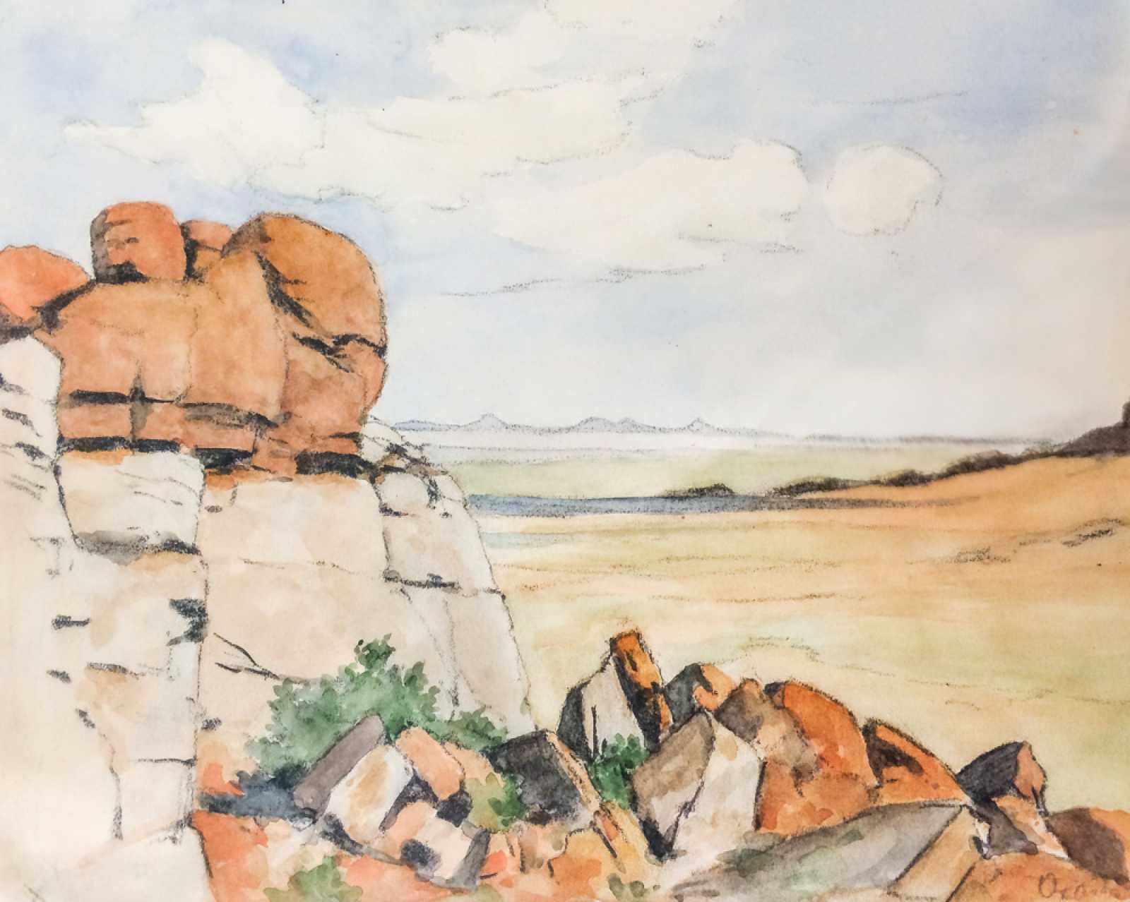 Carl Eytel Watercolor