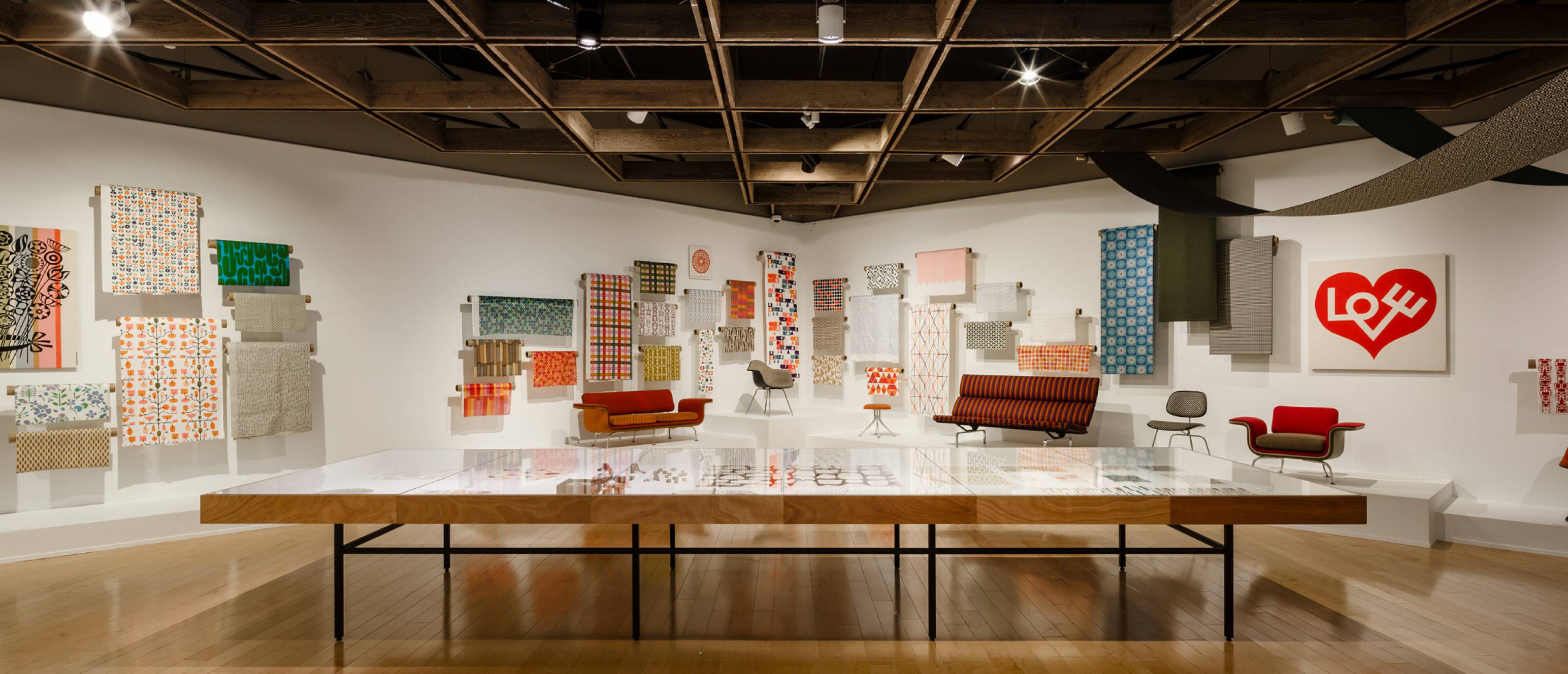 Alexander Girard exhibition, patterns and textiles