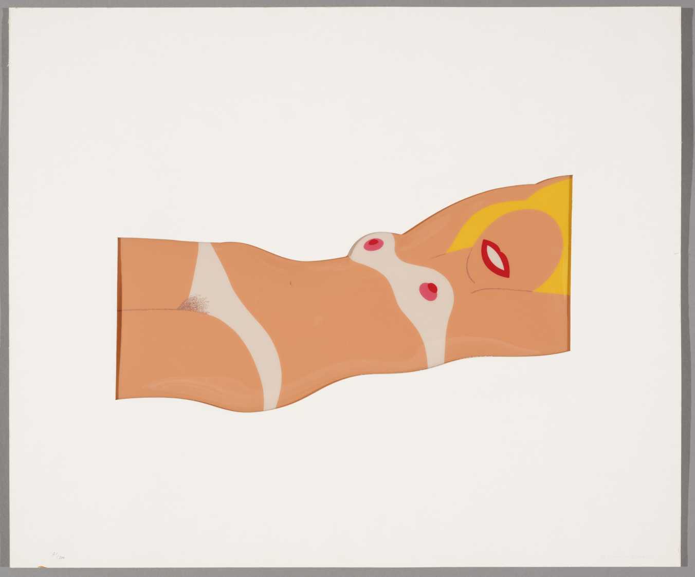 Tom Wesselmann, <em>Cut-Out Nude (from 11 Pop Artists, Volume I), edition 121/200</em>, 1965