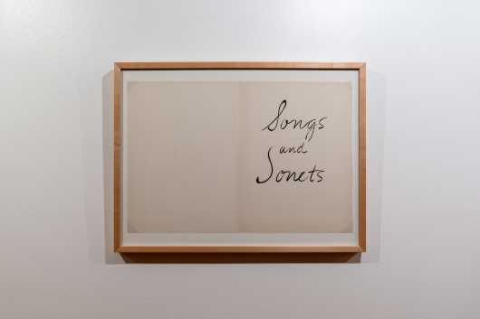 Photo of June Wayne - Songs and Sonets exhibition.
