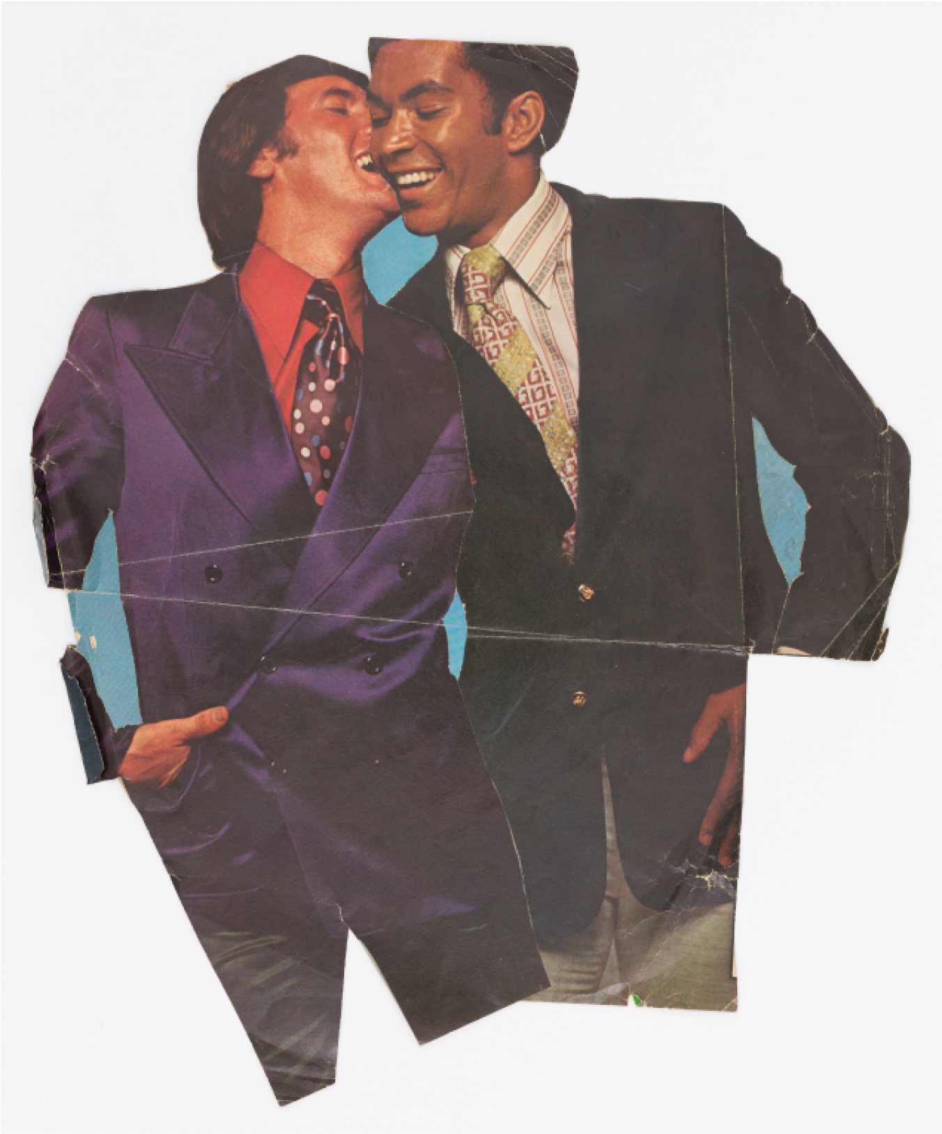 Joey Terrill, Untitled, c. 1974-75. Collage, 6.5 x 5.25 in.