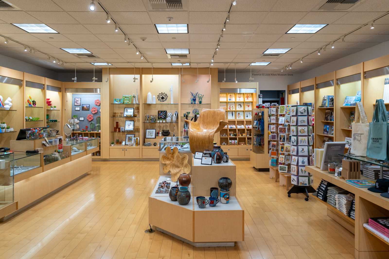 visitor shopping at the museum's store