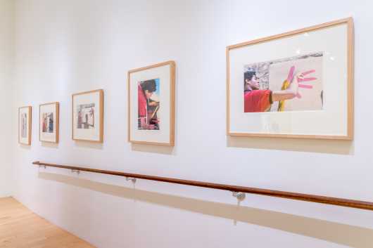 Photo of Jean-Michel Basquiat: Photographs by Lee Jaffe exhibition.