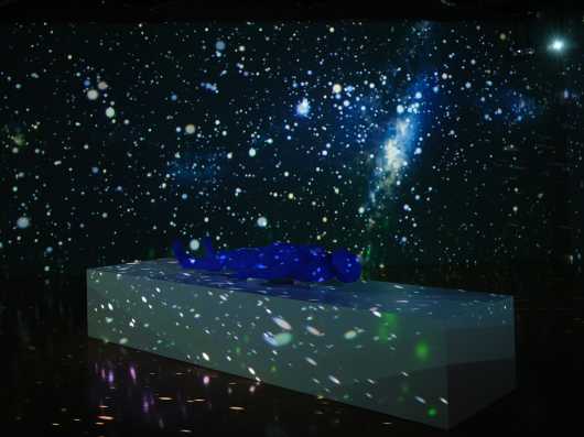 Photo of Lita Albuquerque: Cosmic Land exhibition.