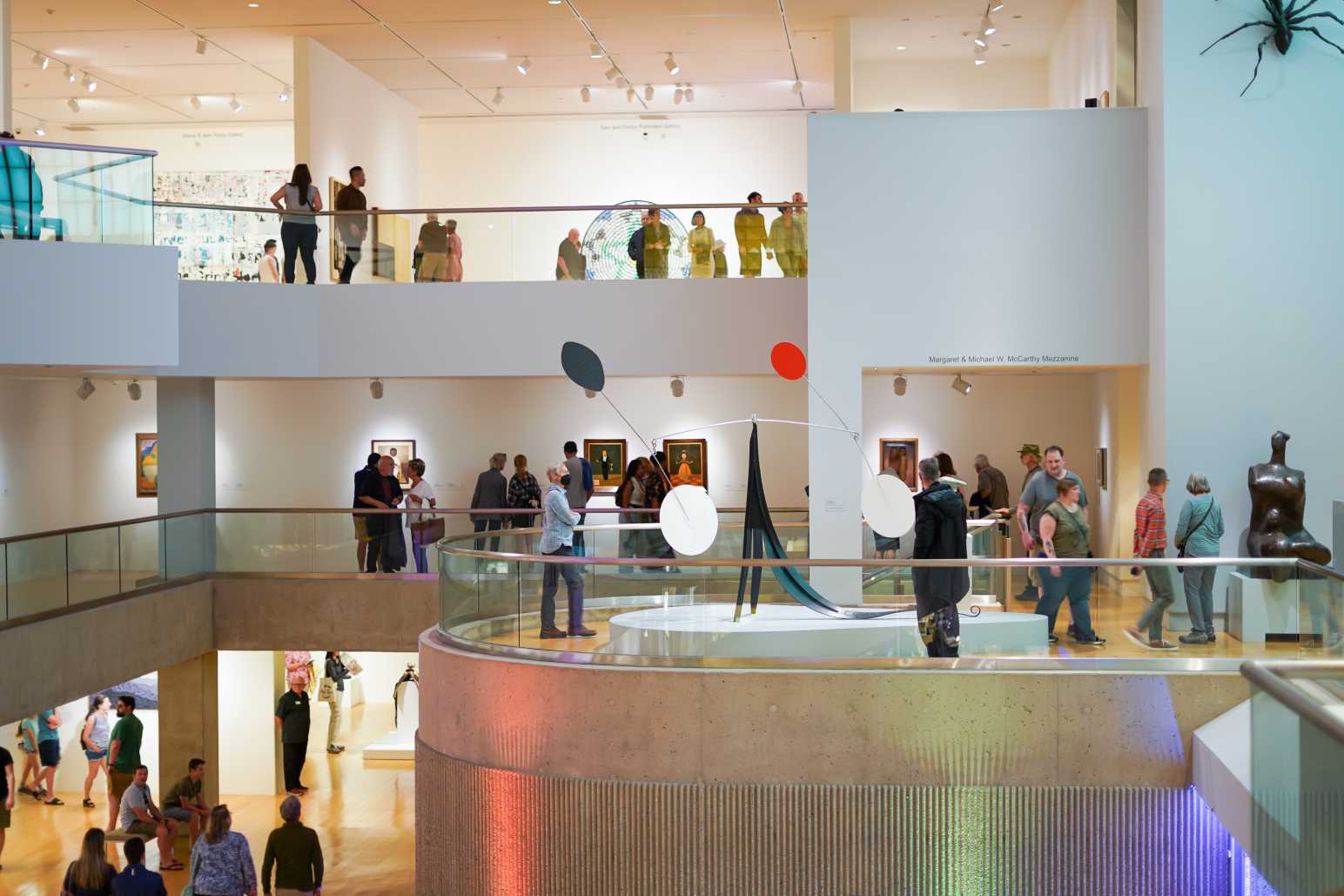 interior shot of the museum 2nd and 3rd floor